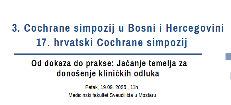 3. Cohrane simpozij u Bosni i Hercegovini